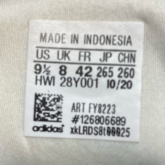 Adidas Womens Grey Cloudfoam Casual Comfy Lightweight Lace Up Sneaker Sz US 9.5 - Picture 11 of 11